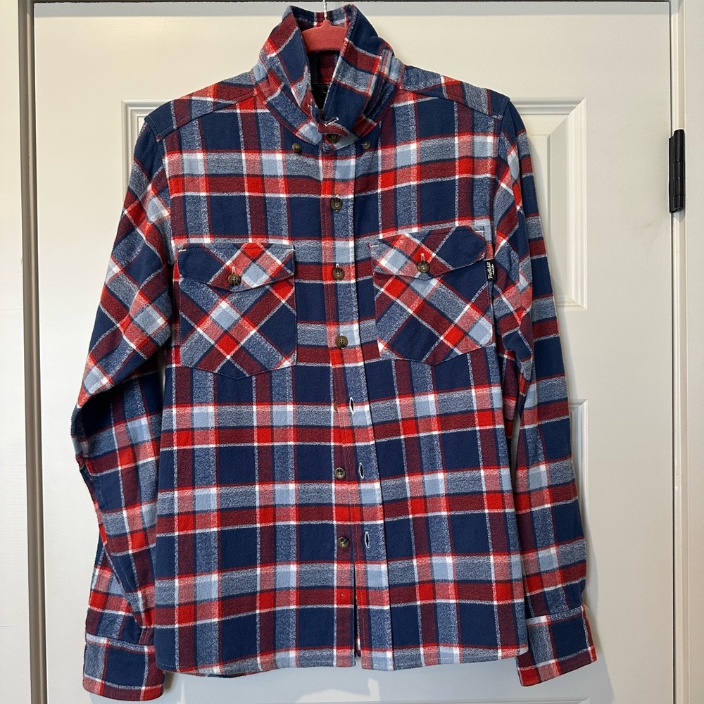 Men's Plaid Flannel Button Down Shirt